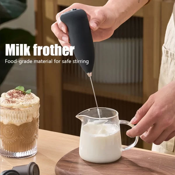 Electric Handheld Milk Frother & Mixer