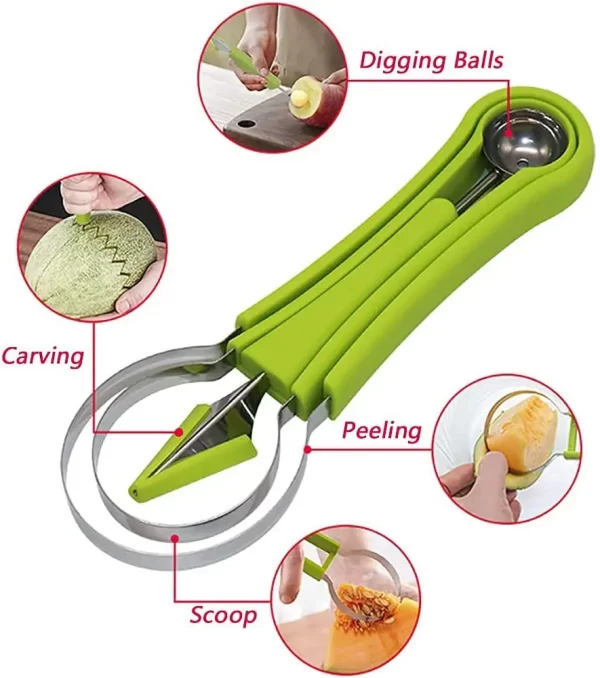 Watermelon Slicer & Fruit Carving Tool - Image 6