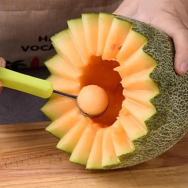 Watermelon Slicer & Fruit Carving Tool - Image 3