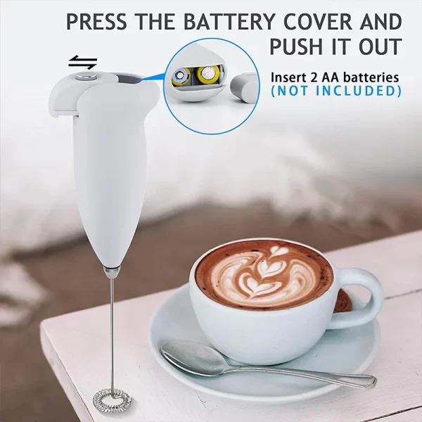 Electric Handheld Milk Frother & Mixer - Image 5