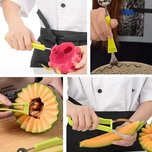 Watermelon Slicer & Fruit Carving Tool - Image 5