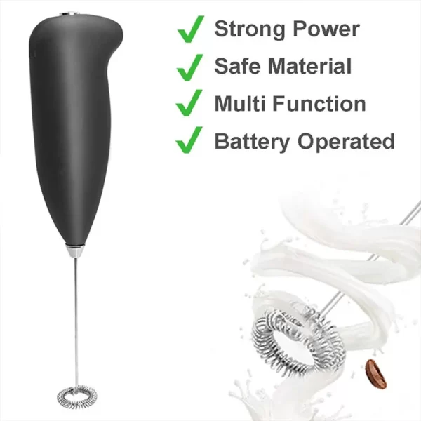 Electric Handheld Milk Frother & Mixer - Image 4