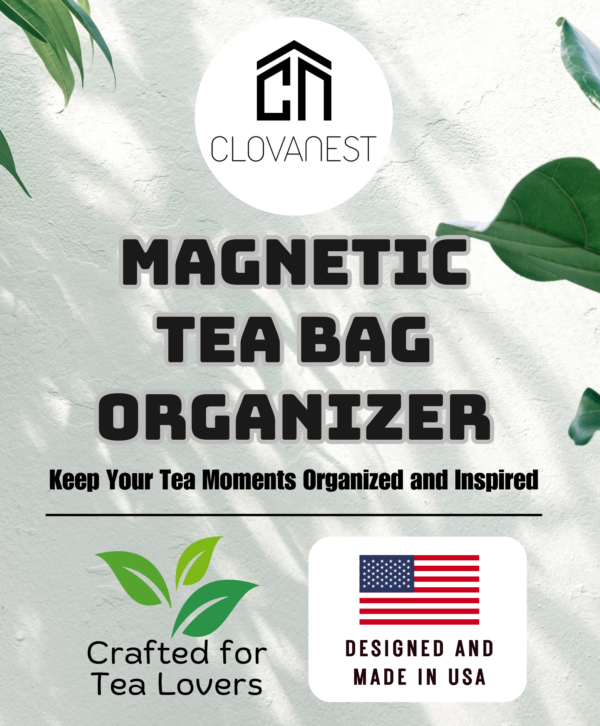 Clovanest Magnetic Tea Organizer