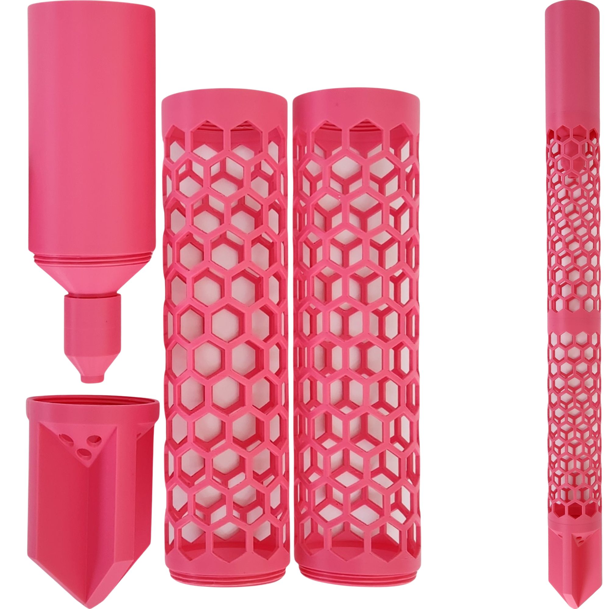 Plastic Moss Pole for Monstera, Pothos, Philodendron - Modular Extendable Plant Support for Climbing Plants, Self Watering Cut with Flow Control Mechanism - Indoor Climbing Plant Pole