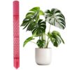 Plastic Moss Pole for Monstera, Pothos, Philodendron - Modular Extendable Plant Support for Climbing Plants, Self Watering Cut with Flow Control Mechanism - Indoor Climbing Plant Pole