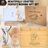 Wedding Gifts for Couples or Bride, Personalized Large Charcuterie Board Gift Set, Engagement Gifts for Couples, House Warming Gift, Unique Wedding Presents, Bridal Shower Gift, Bride Gifts, Christmas